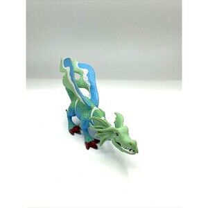 Medieval Fantasy Red,Green, & Blue Dragon 9" Long Toy Action Figure